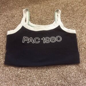 Altru Black and White Crop Top